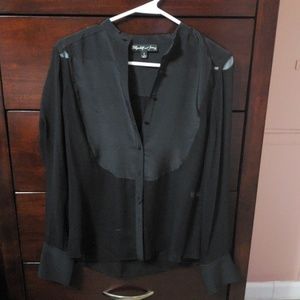 Nice sheer button down